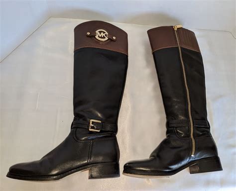 michael kors stockard tall leather riding boots